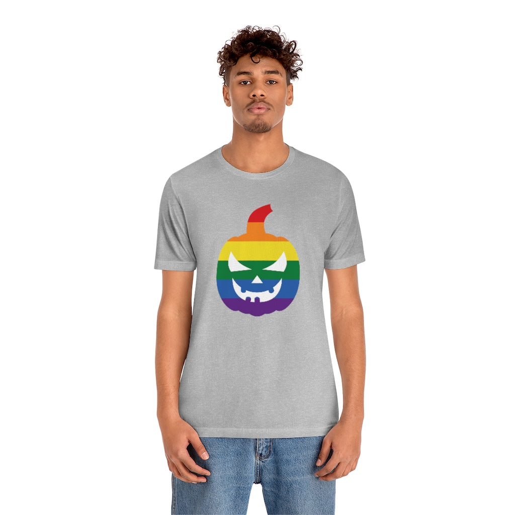 Pride Jack-O-Lantern Rainbow Tee - Unisex Shirt