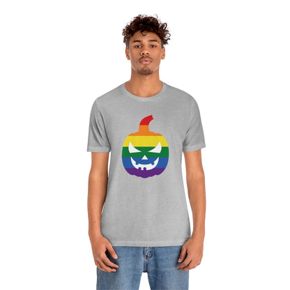 Pride Jack-O-Lantern Rainbow Tee - Unisex Shirt