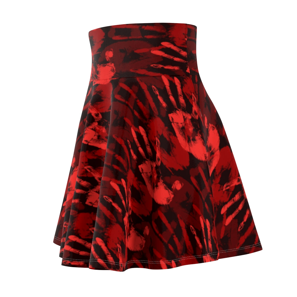 Bloody Hands Skater Skirt