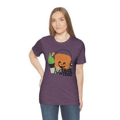 Vintage Halloween Buckets "Trick or Treat" Treats Tee - Unisex Shirt