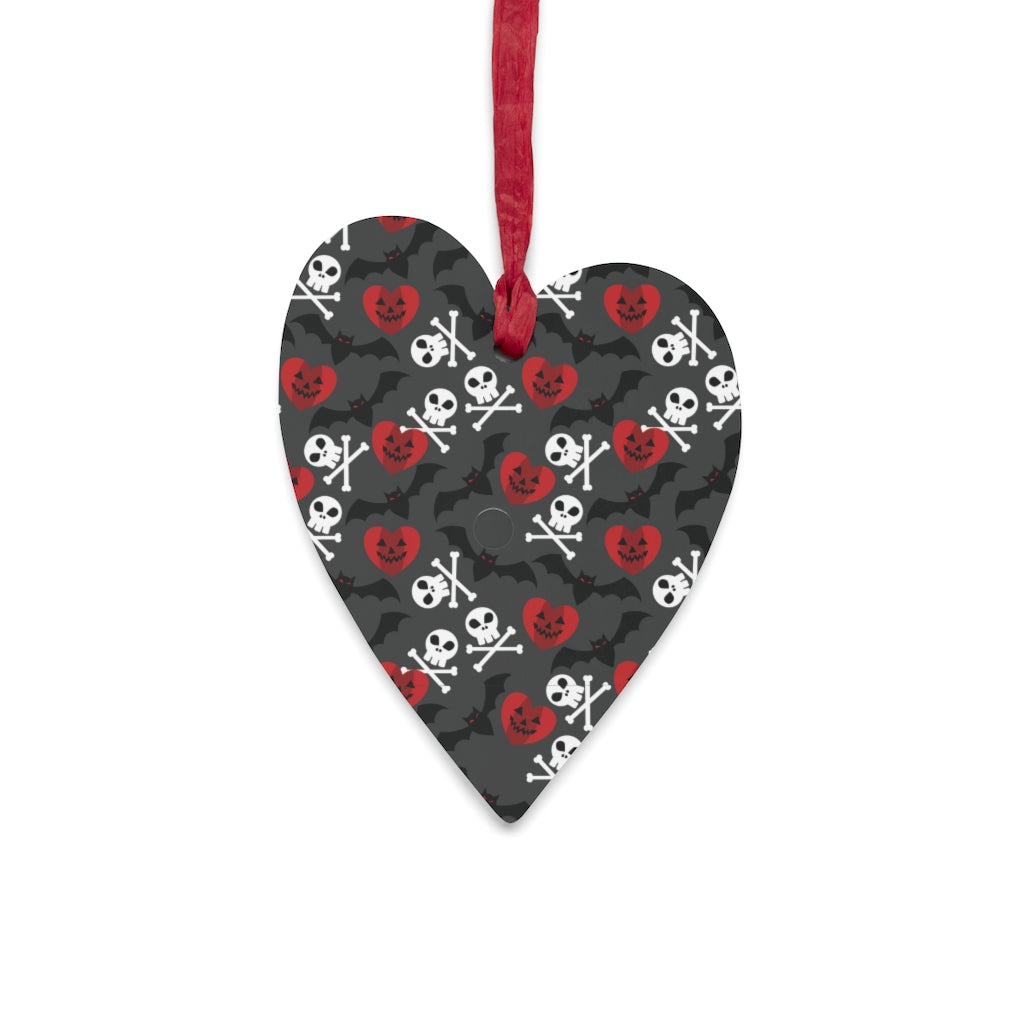 Spooky Valentine - Wooden Ornament/Magnet