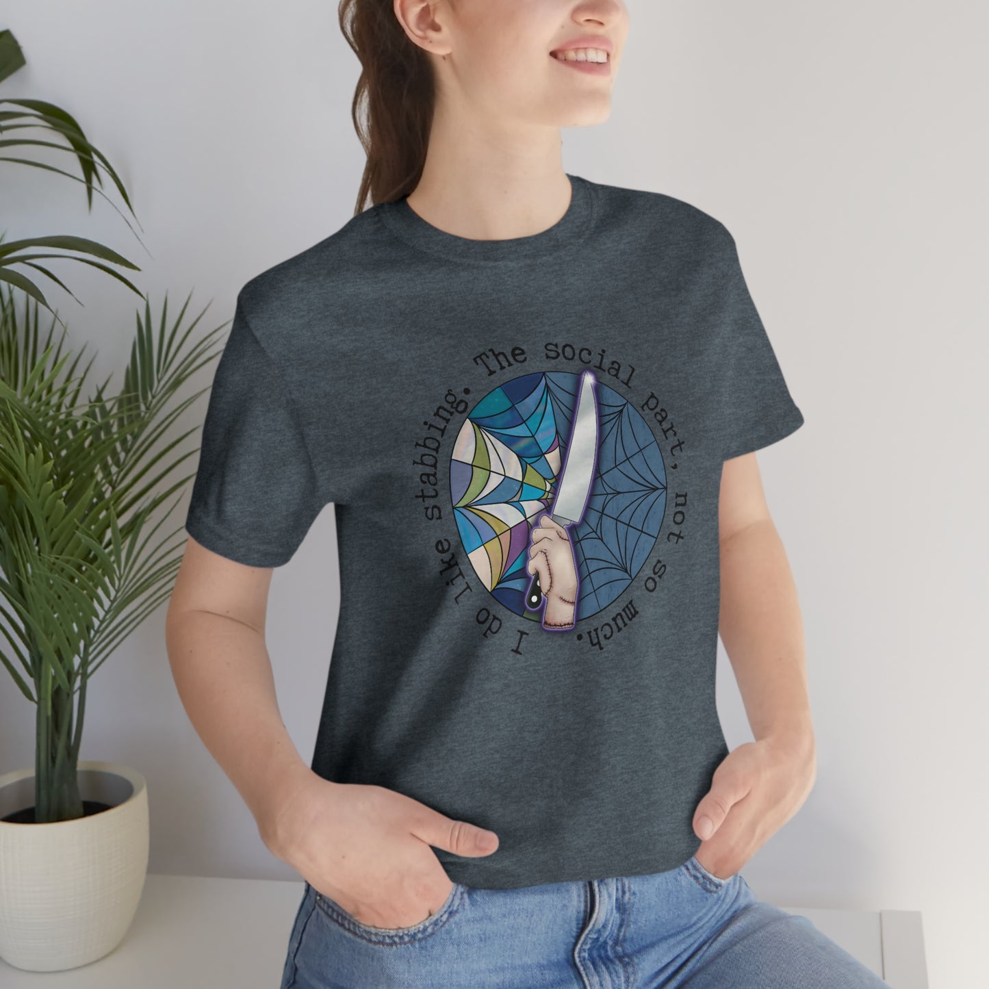 Stabbing Thing Knife Horror Tee - Unisex Shirt