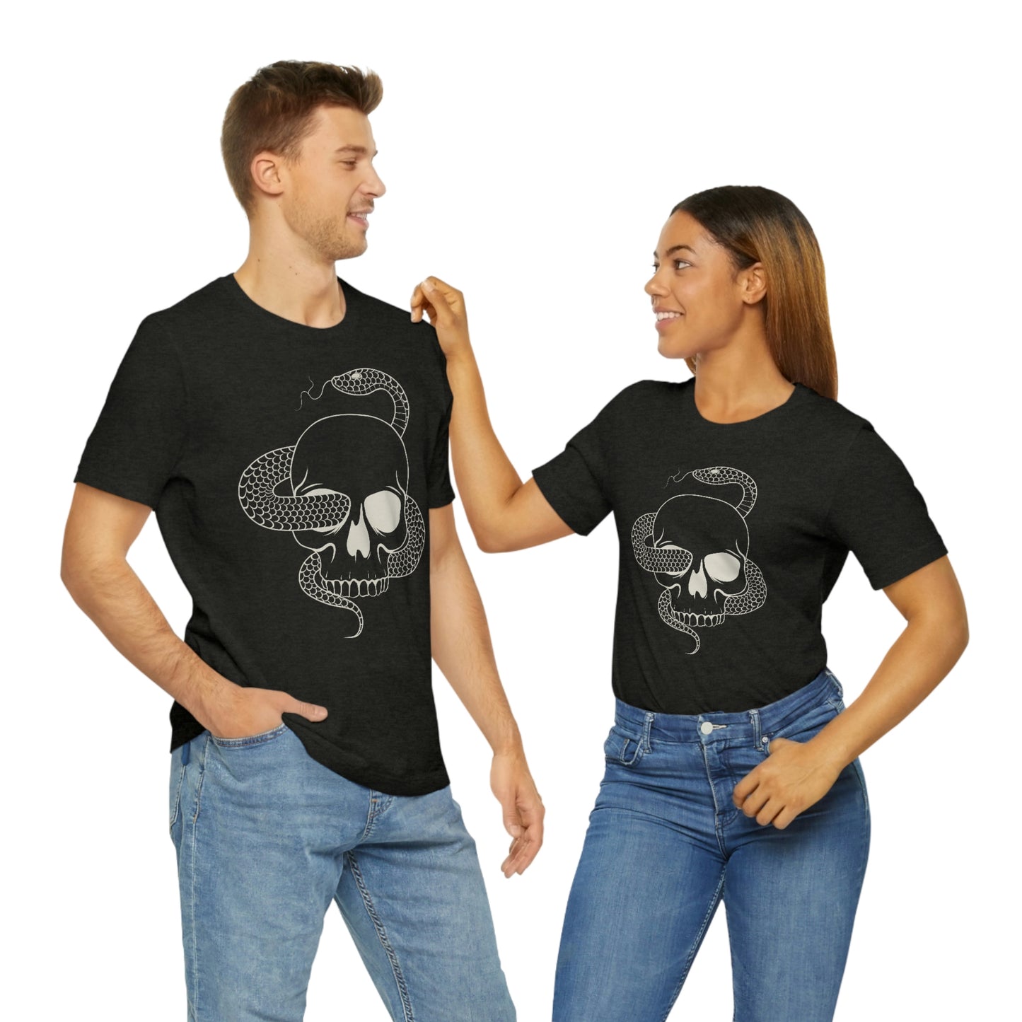 Snake Skull Tee - Unisex Shirt