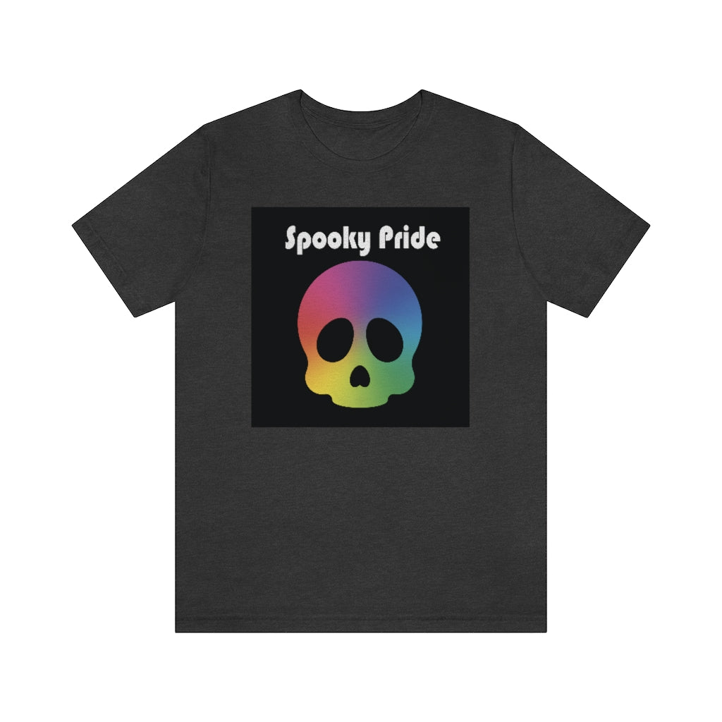 Spooky Pride Rainbow Skull Tee - Unisex Shirt