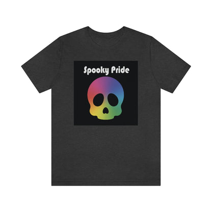 Spooky Pride Rainbow Skull Tee - Unisex Shirt