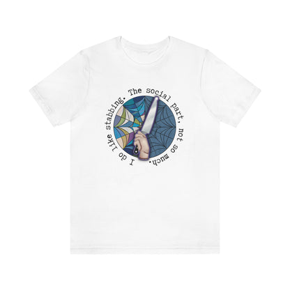 Stabbing Thing Knife Horror Tee - Unisex Shirt