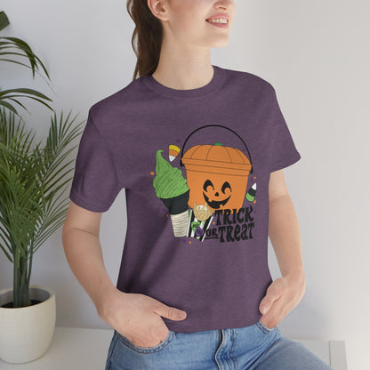 Vintage Halloween Buckets "Trick or Treat" Treats Tee - Unisex Shirt