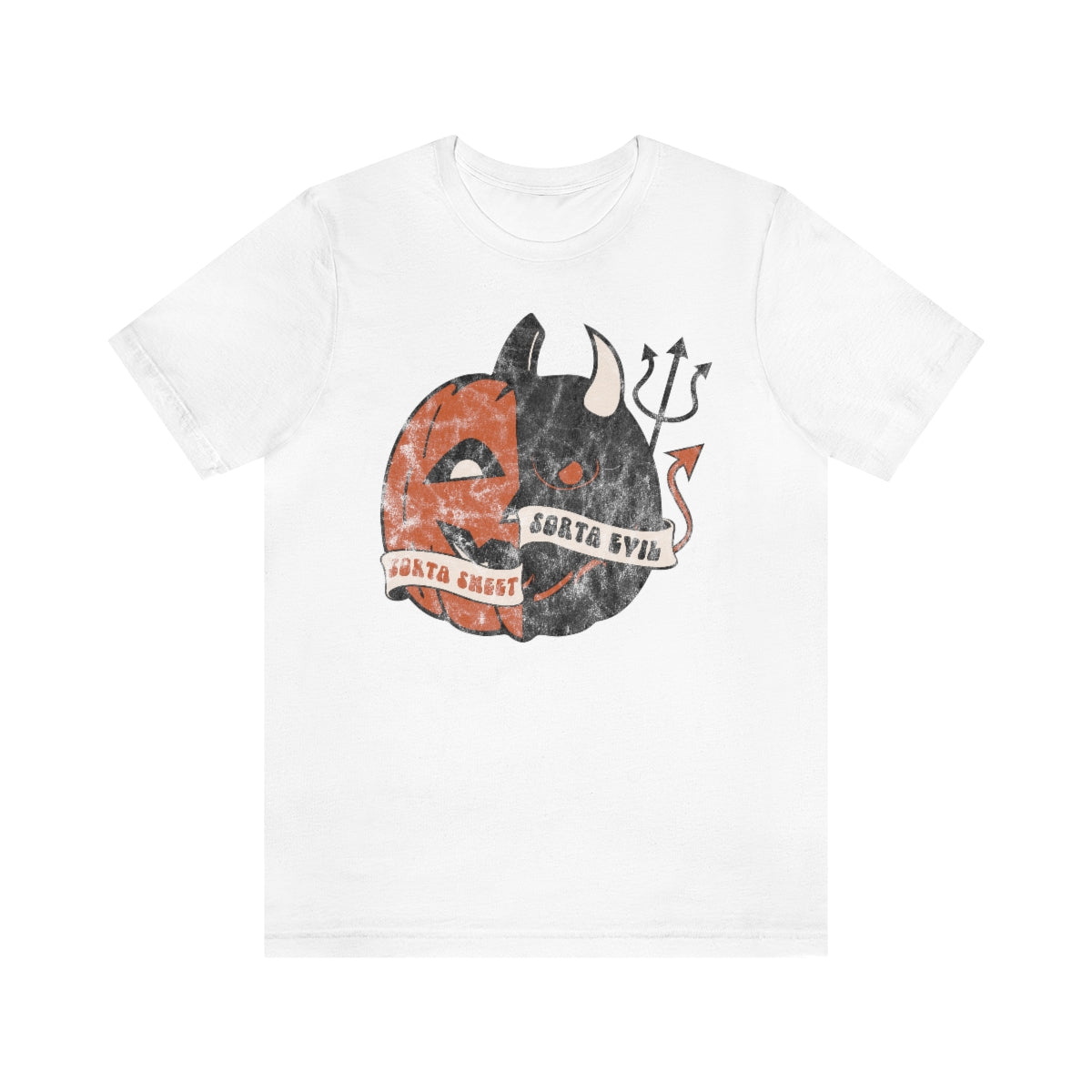 "Sorta Sweet Sorta Evil'" Jack-O-Lantern Tee - Unisex Shirt