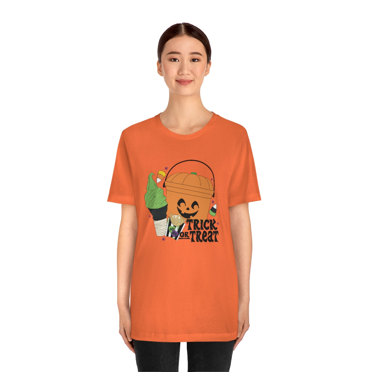 Vintage Halloween Buckets "Trick or Treat" Treats Tee - Unisex Shirt