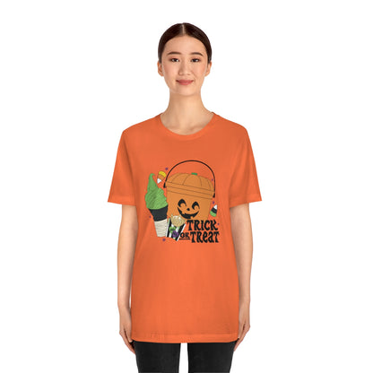 Vintage Halloween Buckets "Trick or Treat" Treats Tee - Unisex Shirt