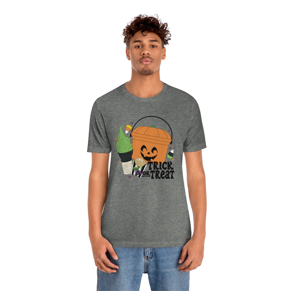 Vintage Halloween Buckets "Trick or Treat" Treats Tee - Unisex Shirt