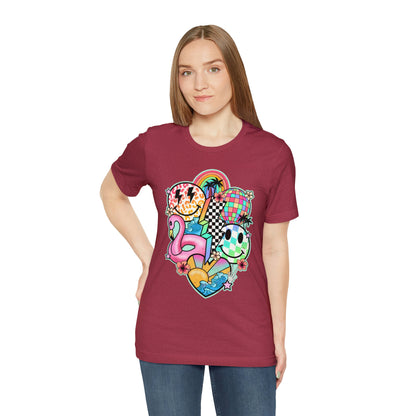 Neon Smiley Pool Party Tee - Unisex Shirt