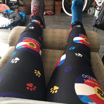 CLEARANCE Hope for Paws (Exclusive) FUNDRAISER - High-quality Handcrafted Vibrant Leggings