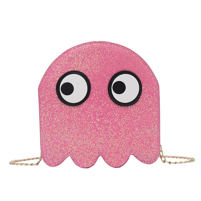 Glittery Ghost Purse - Pink or Blue