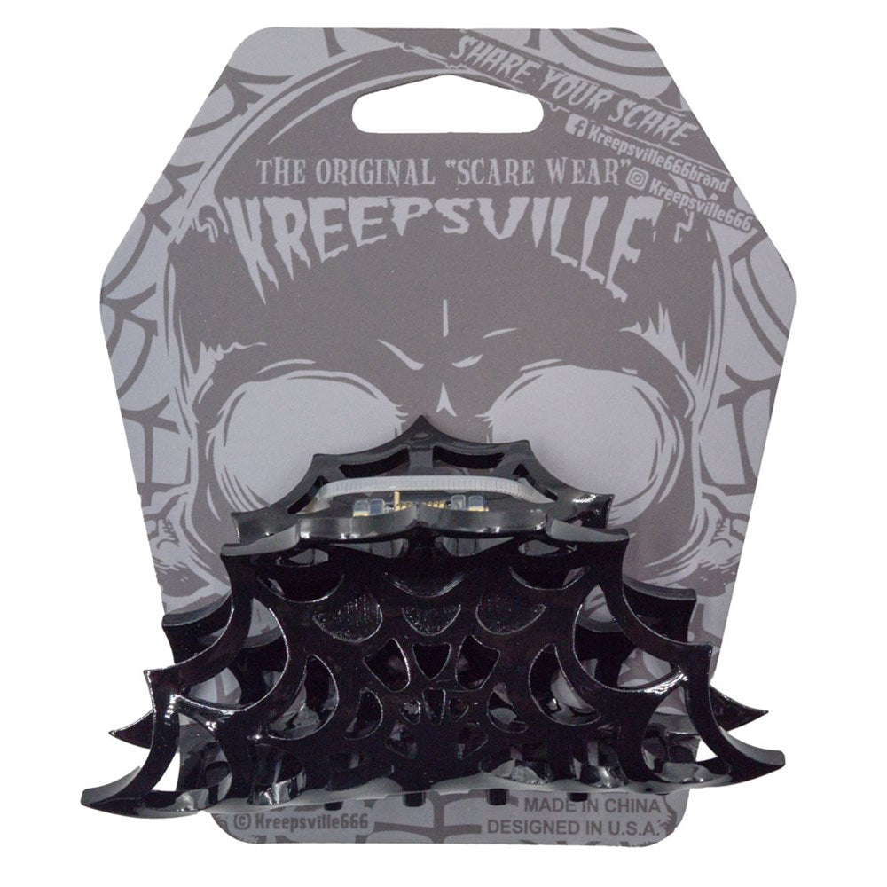 Spiderweb Hair Claw Clip