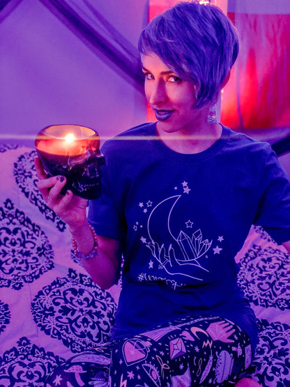 #WitchLife Crystals And Moon Tee - Unisex Shirt