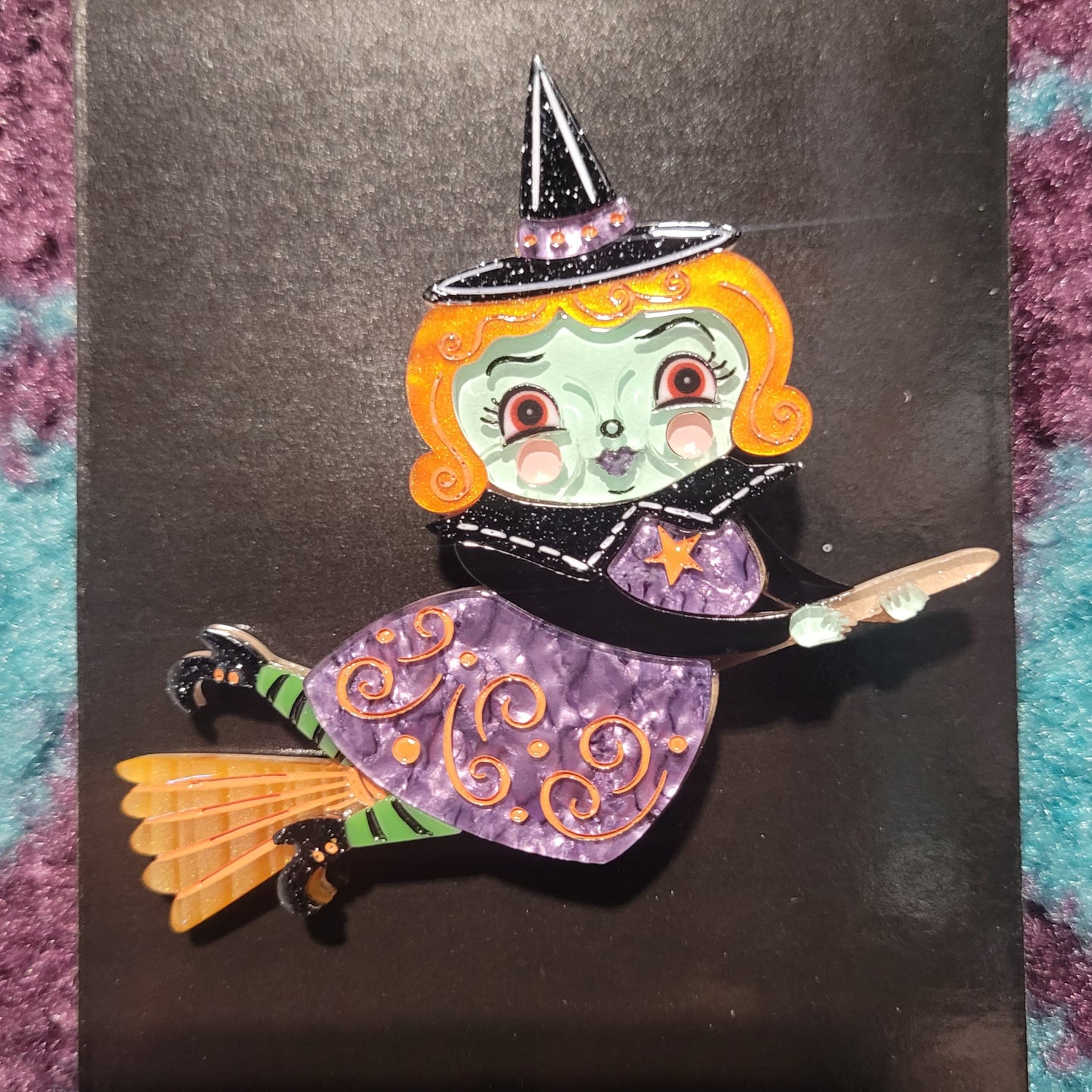 Broomhilda Brooch (Lipstick & Chrome X Johanna Parker)