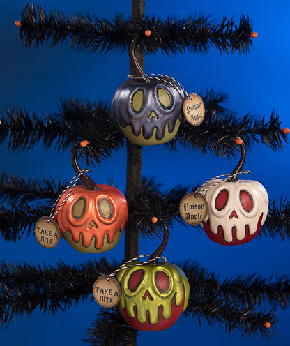 Red Apple With Green Poison Ornament (Charmed Confections)