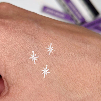 Starburst Fairy Dust White Stamp and Eye Liner Makeup (Ashley Hay Design)