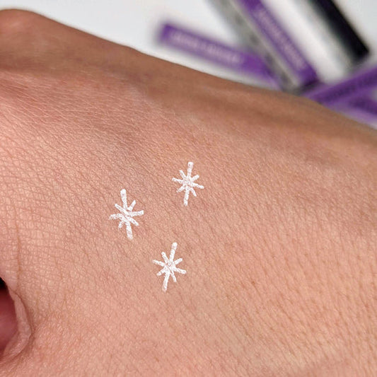 Starburst Fairy Dust White Stamp and Eye Liner Makeup (Ashley Hay Design)