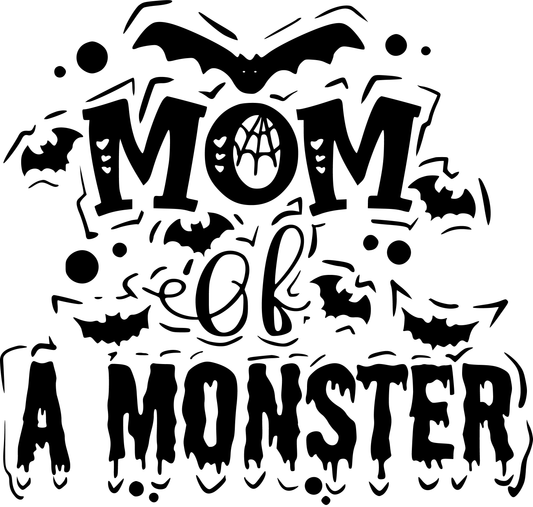Mom of A Monster Decal