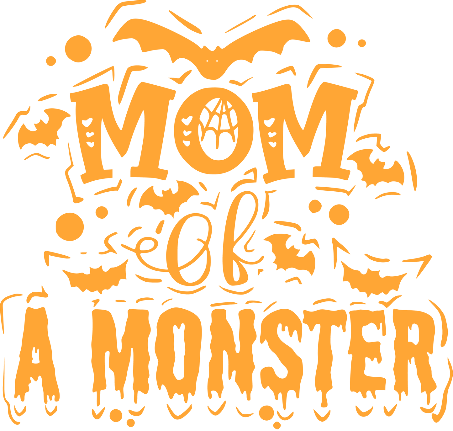 Mom of A Monster Decal