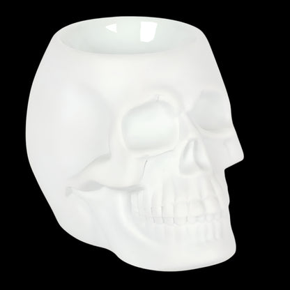CLEARANCE White Skull Oil Burner