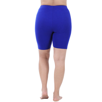 Solid Biker Shorts