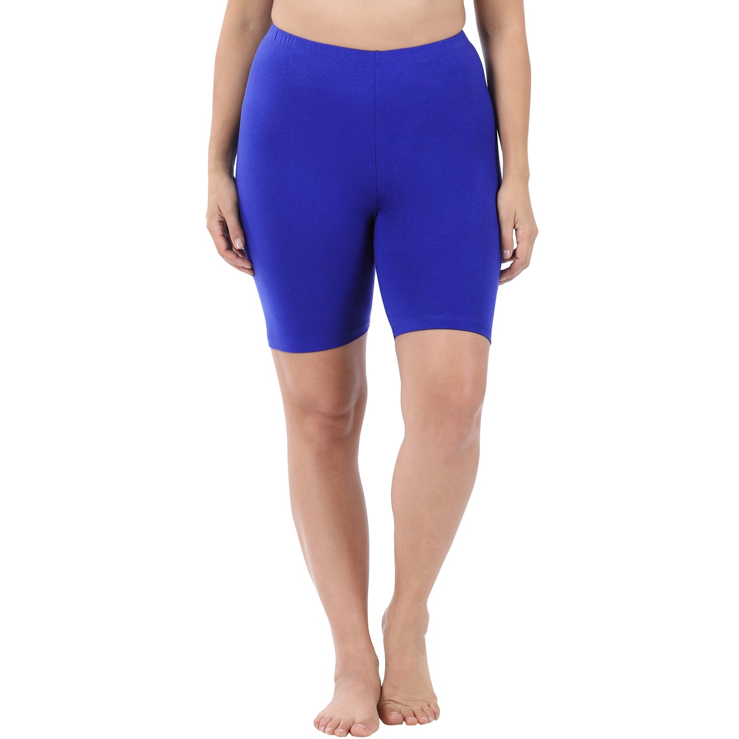 Solid Biker Shorts