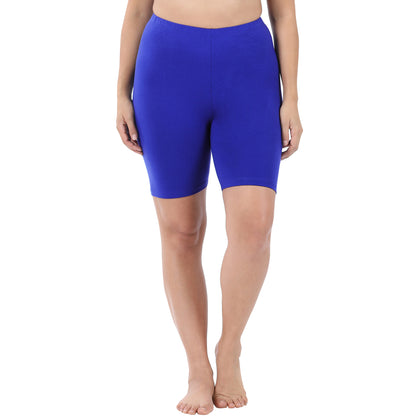 Solid Biker Shorts