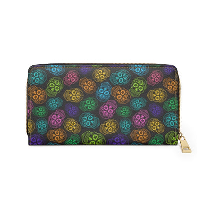 Sugar Skull - Zipper Wallet