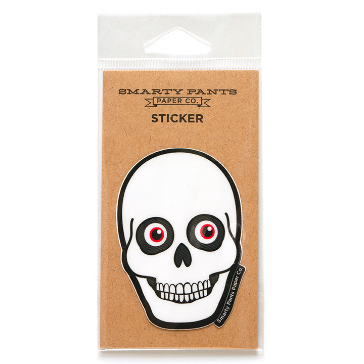 Smarty Pants Paper - Skull Sticker