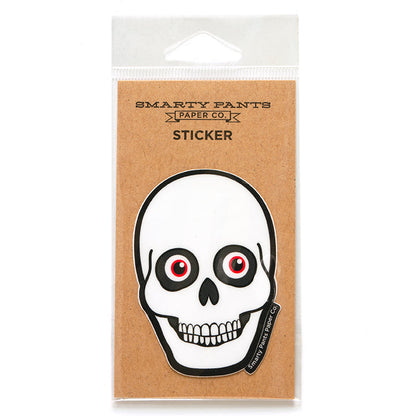 Smarty Pants Paper - Skull Sticker