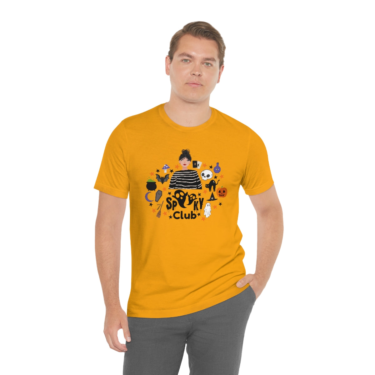 "Spooky Club" Print Tee - Unisex Shirt