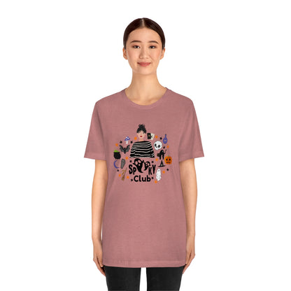"Spooky Club" Print Tee - Unisex Shirt