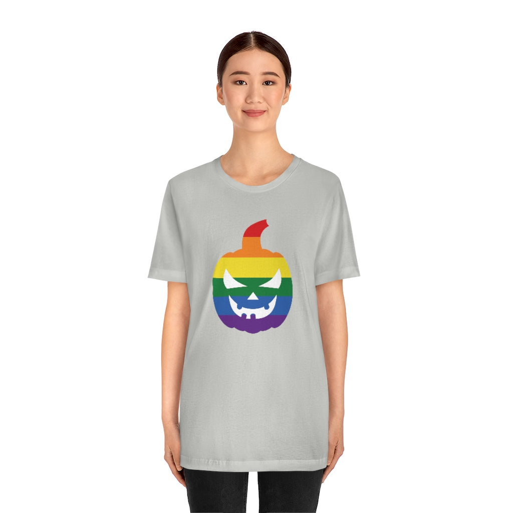 Pride Jack-O-Lantern Rainbow Tee - Unisex Shirt