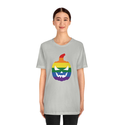 Pride Jack-O-Lantern Rainbow Tee - Unisex Shirt