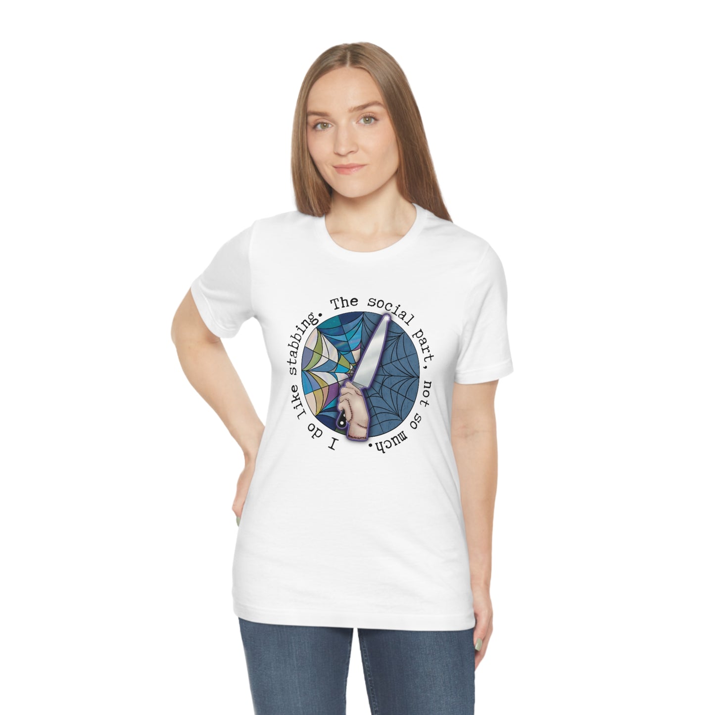 Stabbing Thing Knife Horror Tee - Unisex Shirt