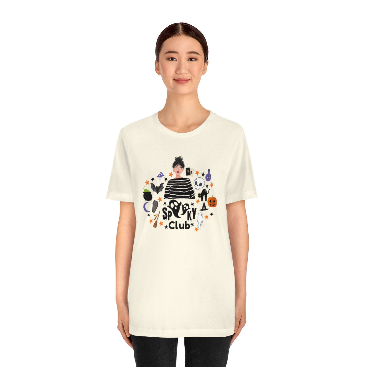 "Spooky Club" Print Tee - Unisex Shirt