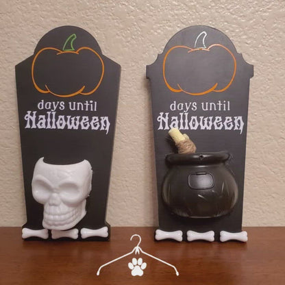 Halloween Gravestone Chalkboard Countdown