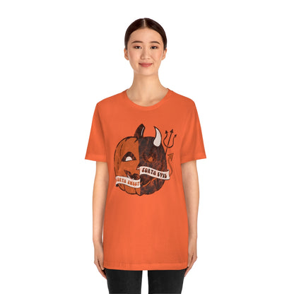 "Sorta Sweet Sorta Evil'" Jack-O-Lantern Tee - Unisex Shirt