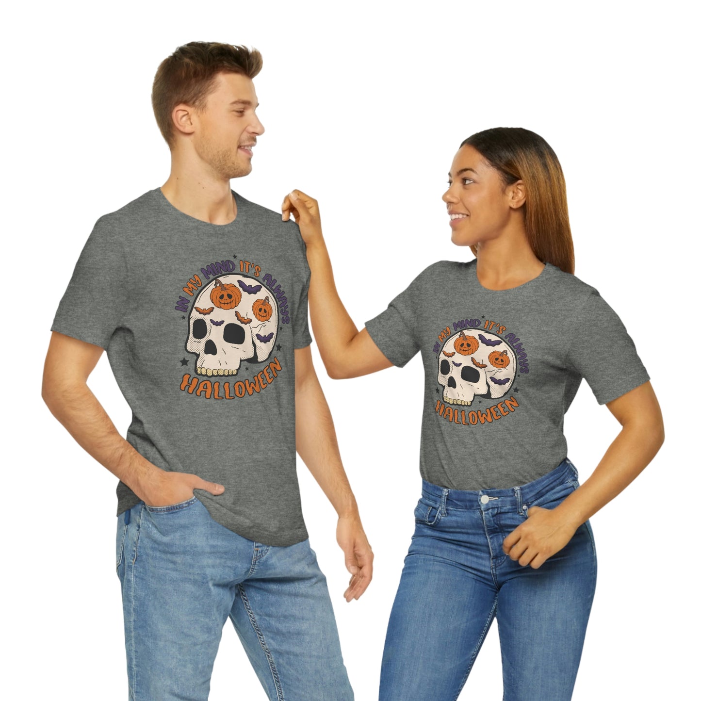 "Always Halloween" Skull Tee - Unisex Shirt