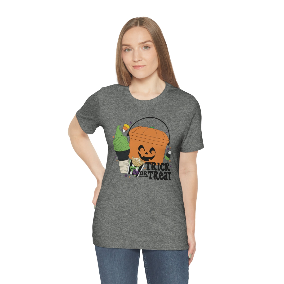 Vintage Halloween Buckets "Trick or Treat" Treats Tee - Unisex Shirt