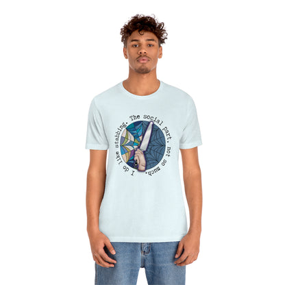 Stabbing Thing Knife Horror Tee - Unisex Shirt