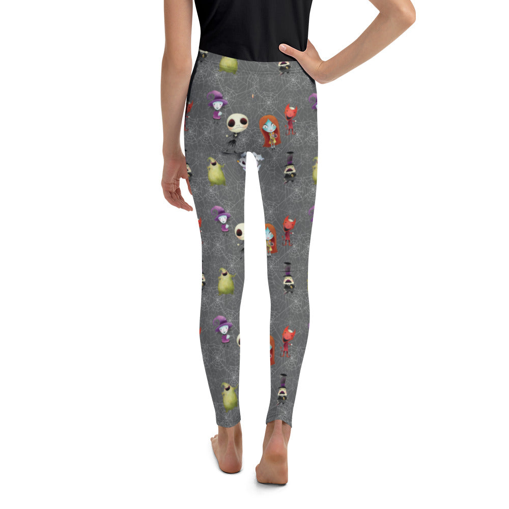 Halloween Town All-Over Print - Youth Leggings