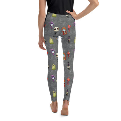 Halloween Town All-Over Print - Youth Leggings