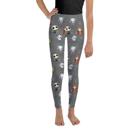 Halloween Town All-Over Print - Youth Leggings