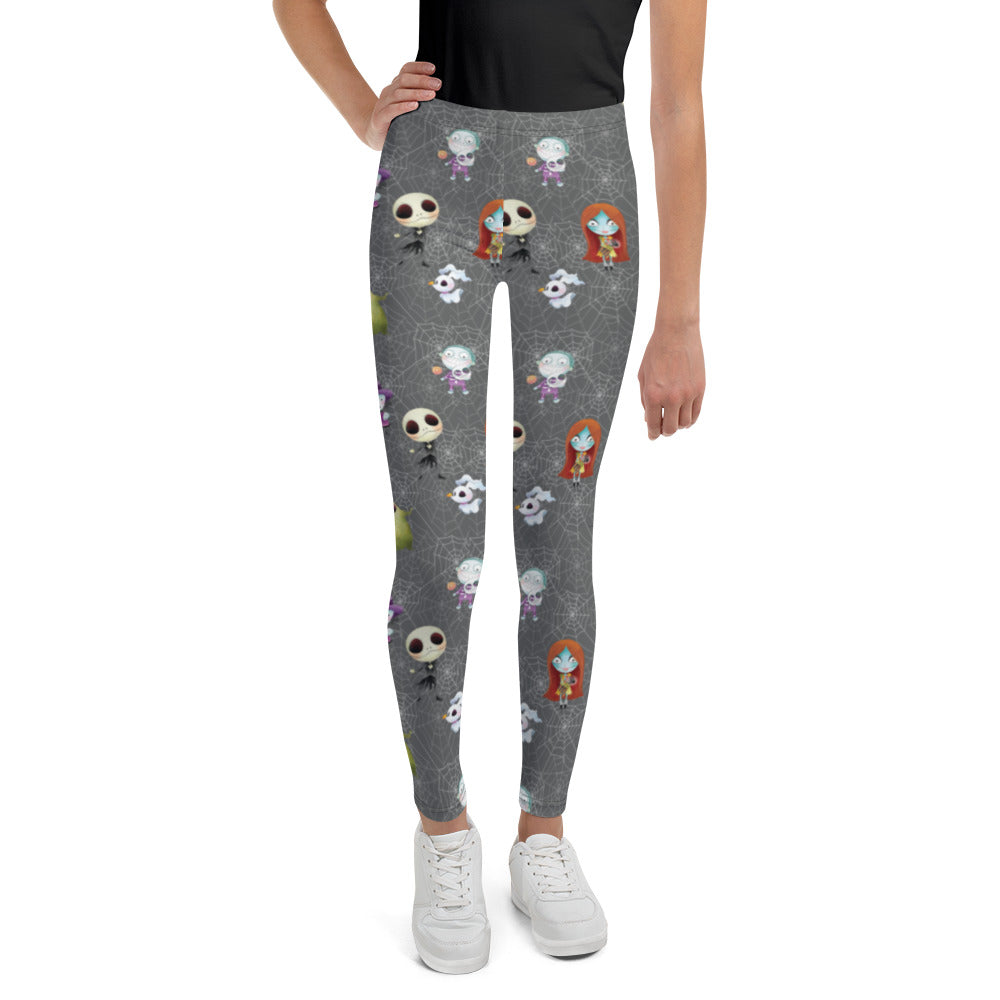 Halloween Town All-Over Print - Youth Leggings