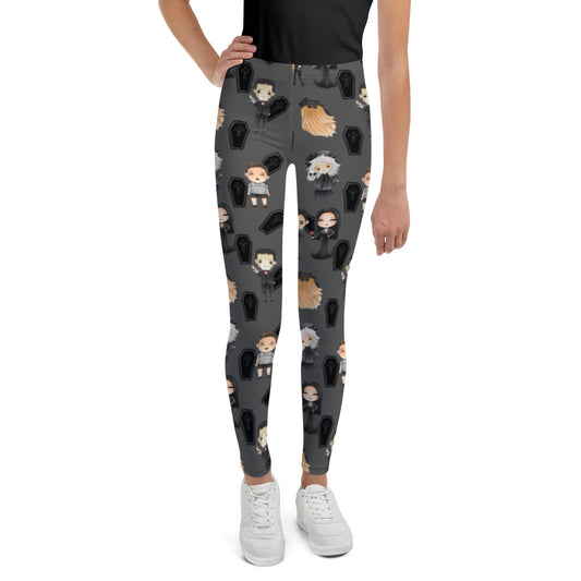 Spooky Family - All-Over Print - Youth Leggings