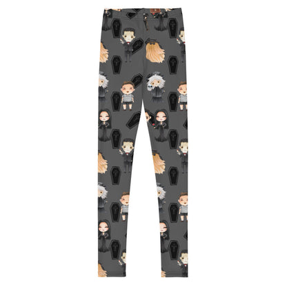 Spooky Family - All-Over Print - Youth Leggings